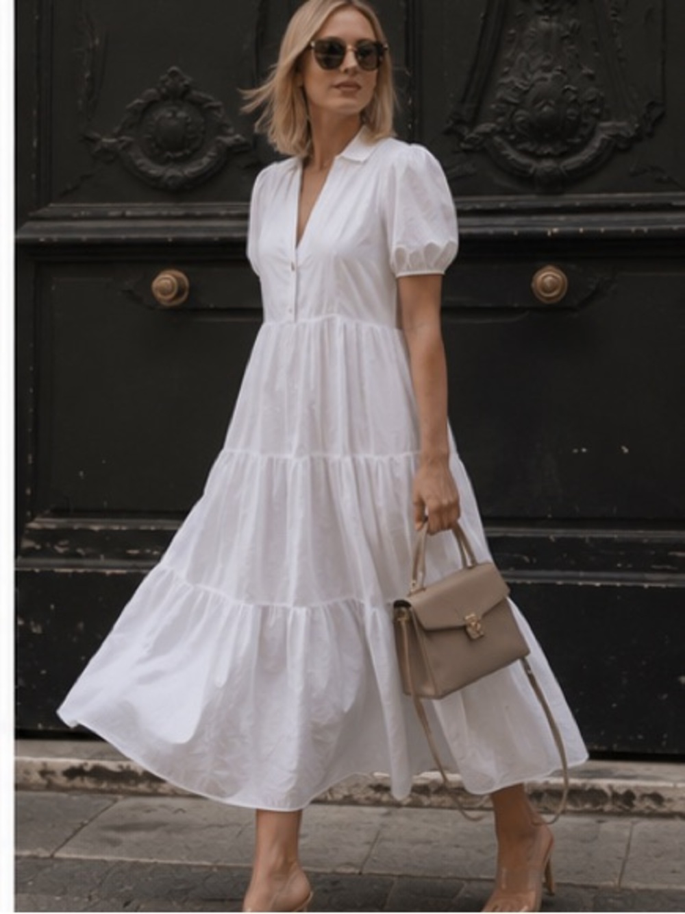 Zara cotton dress bloggers favorite - Picture 12 of 13